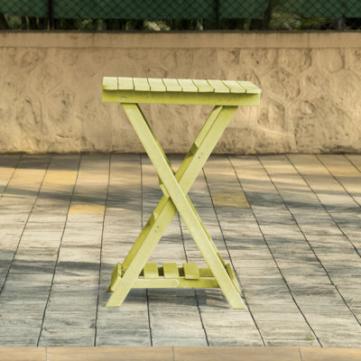 Patagonia Fully Assembled All-Weather Recycled HDPE Outdoor Folding Bar table
