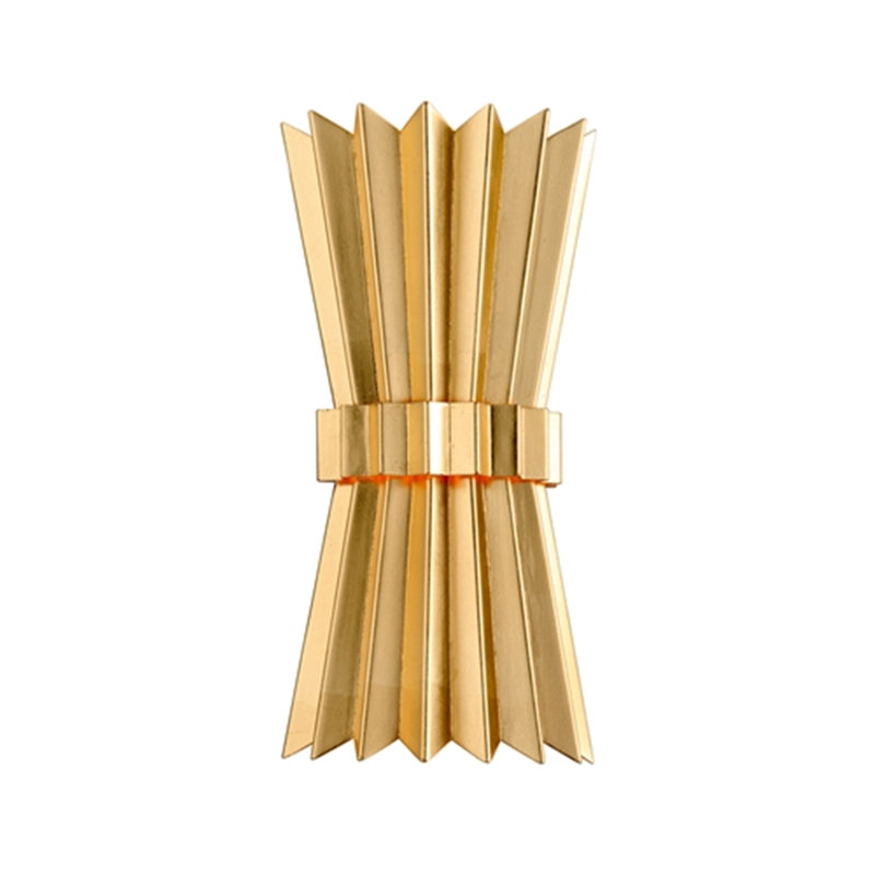 Moxy 2 Light Wall Sconce, Gold Leaf