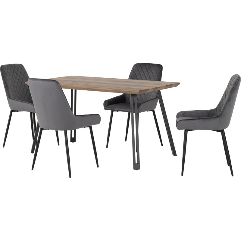 Cheshire 4 - Person Dining Set, Grey
