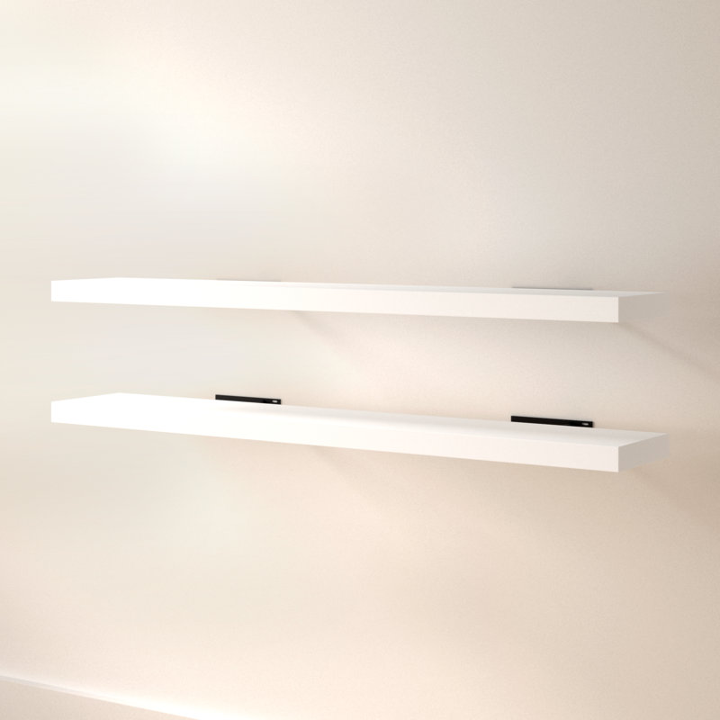 Tablettes murales Ashae, H 1,5 po x l 15,7 po x P 7,9 po