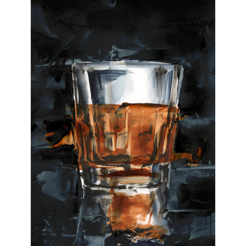 Teann Bourbon Glass II by Ethan Harper - Wrapped Canvas Print, 91 cm H x 61 cm W
