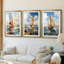 NAUTICAL Series CCACXVVII - Impression sur mesure de qualité supérieure avec mat - 3 pièces-2130651535-2130651529
