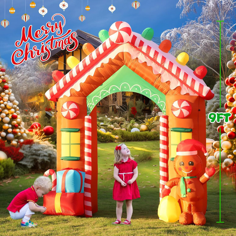 Arcade gonflable 9 pi Christmas