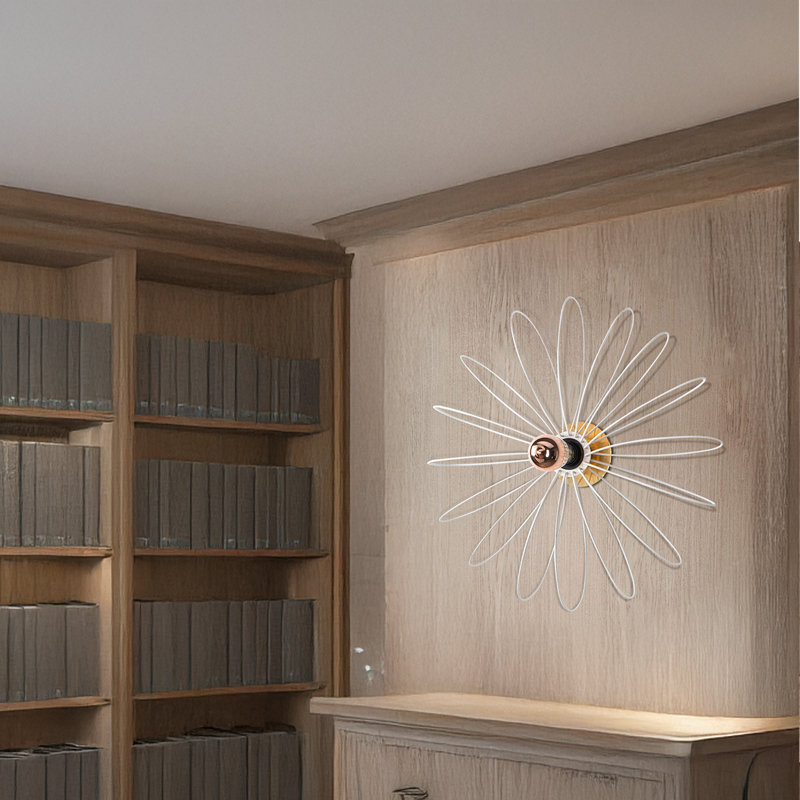 Flush Mounted Sconce, White