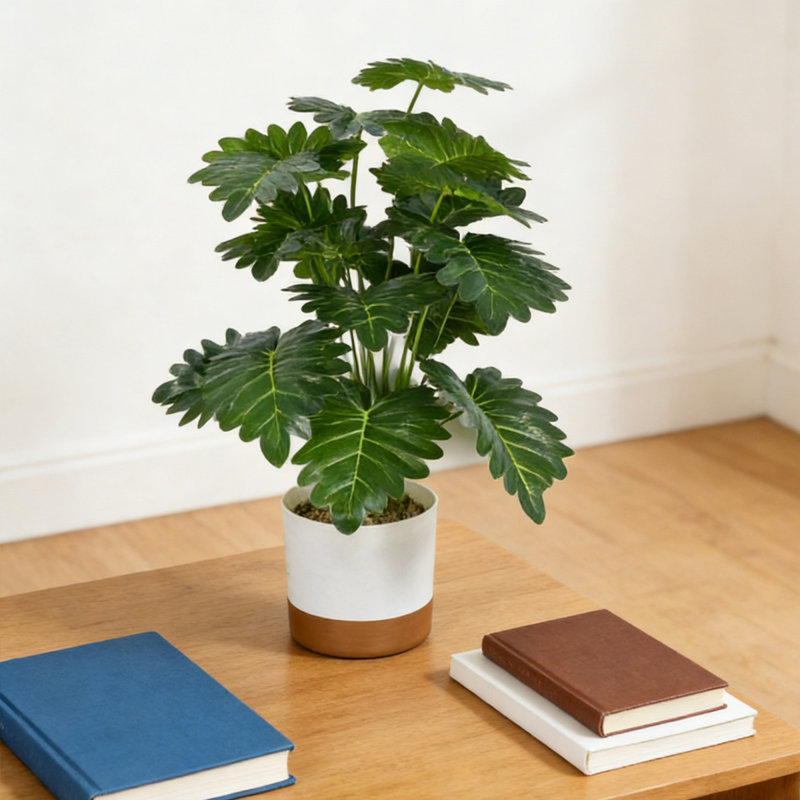 23-27 po de haut palmier artificiel avec plante artificielle