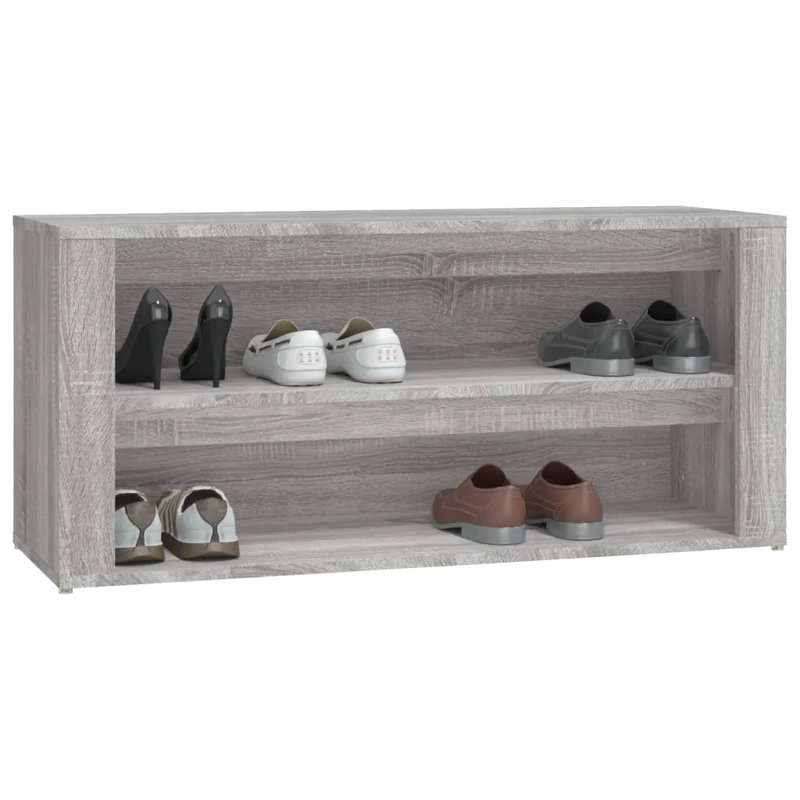 8 Pair Shoe Storage, Grey Sonoma