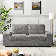 Vroni 71.6'' Upholstered Chenille Loveseat Square Arms Sofa Modern Style Couch with Detachable Sofa Cover