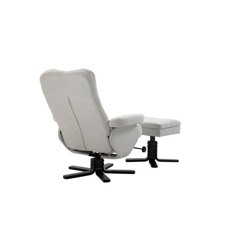 Kaylee 78cm Wide Ergonomic Recliner, Grey
