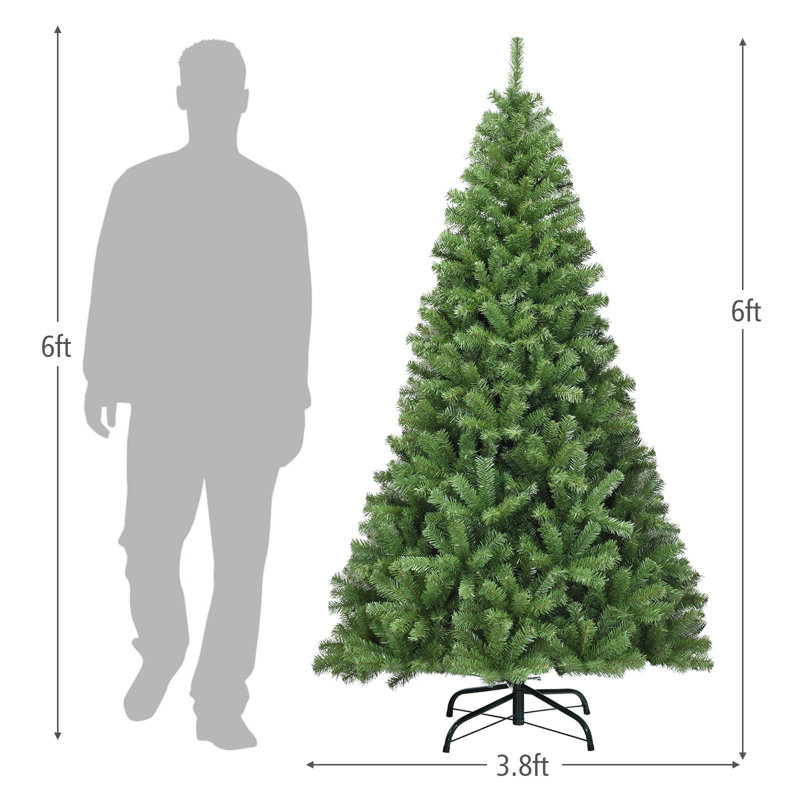 Artificial Fir Christmas Tree, 6' H