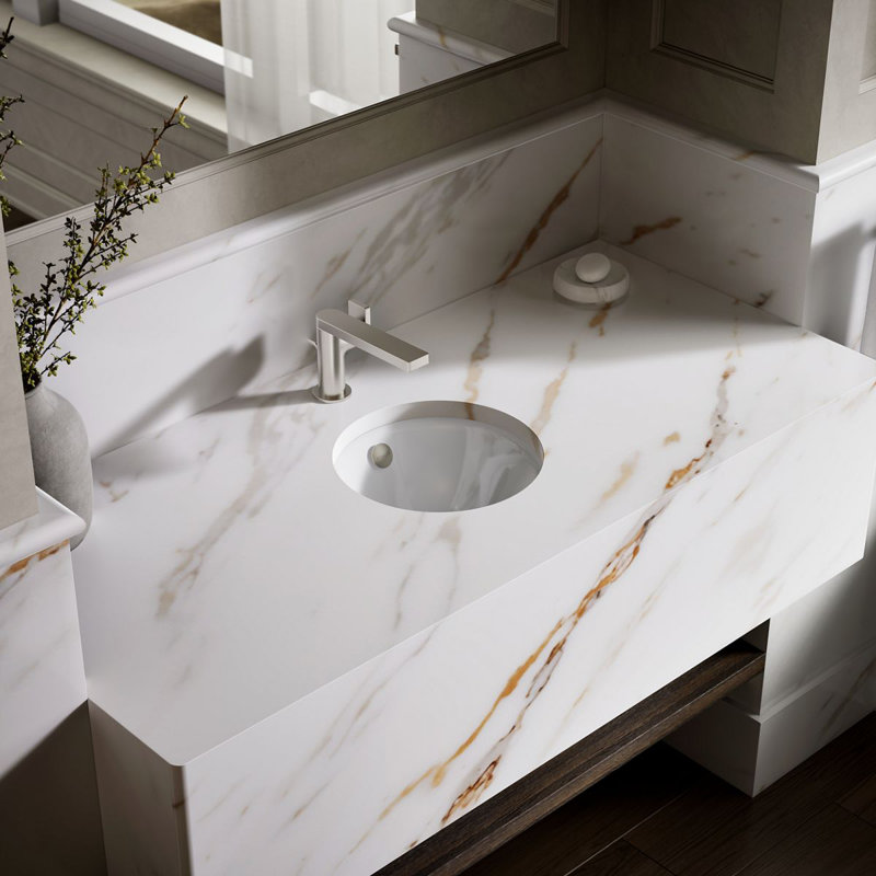 Kohler Iron Plains Round Drop-In/Under-Mount Bathroom Sink