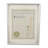Metallic Silver Matte Picture Frame with Mat