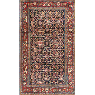 Tapis rouge en laine