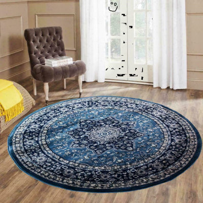 Round Dulsea 120cm X 120cm Area Rug