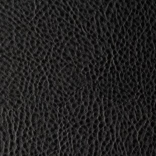 Vinyl Black Pebble Faux Leather by the Yard Synthetic Pleather, 54