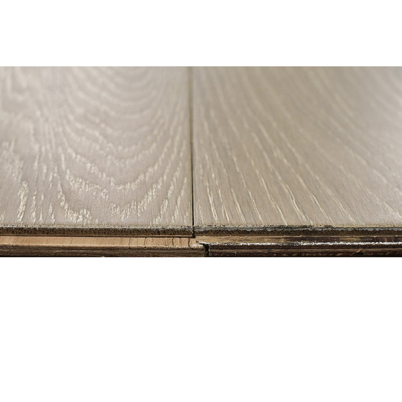 Plancher de bois franc d'ingénierie en chêne, Brun clair Melville