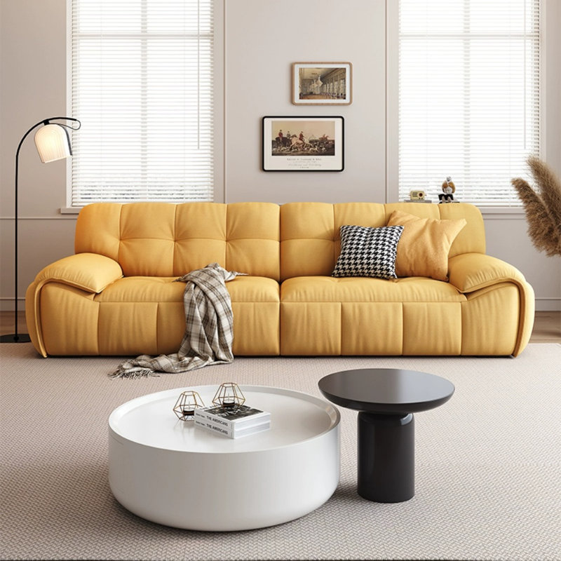 Canapé simple et décontracté moderne, Jaune