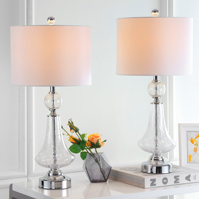 Ensemble de lampe de table 26" Martel, Transparent