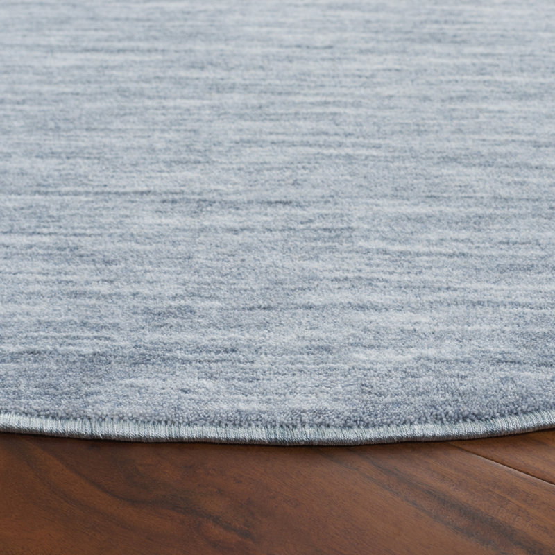 Bowdoin Performance Solid Color Rug, Round 6'7"