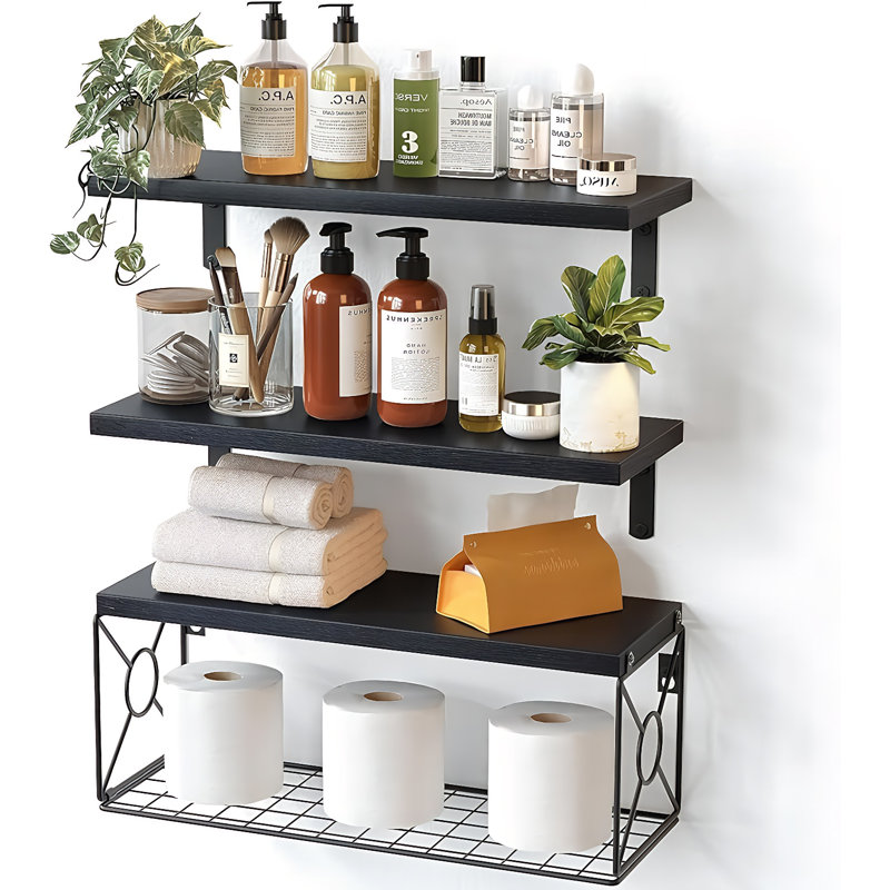 Floating Shelf, Black