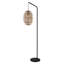 Bergan 160cm Black Arched Floor Lamp