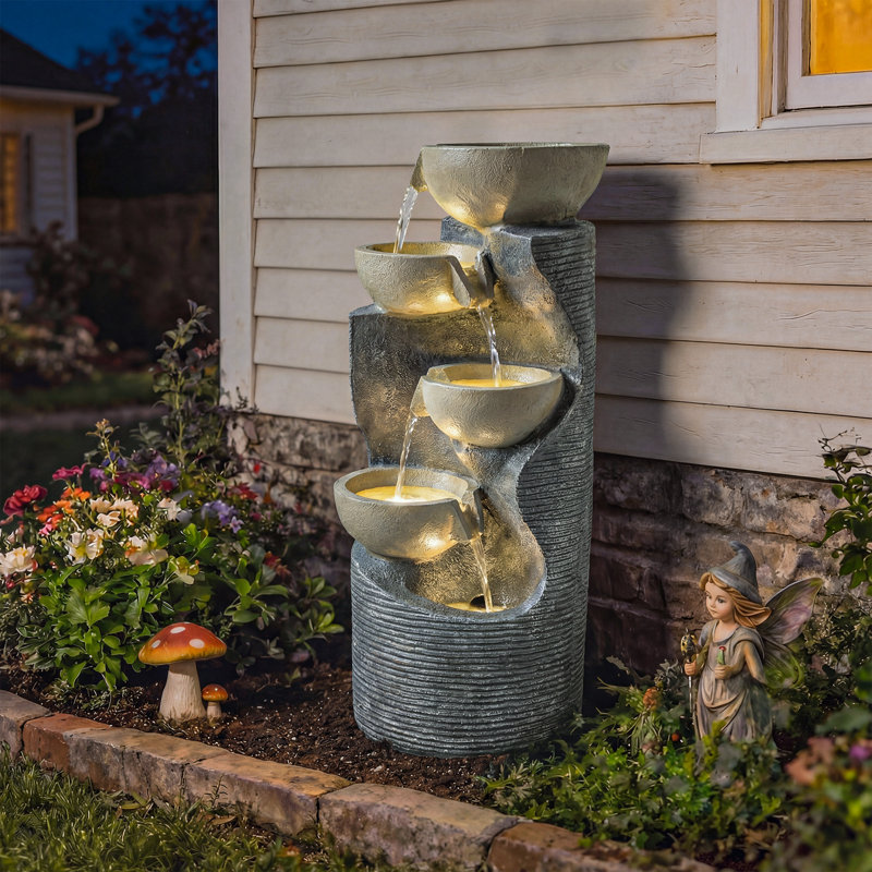Fountain with Lights