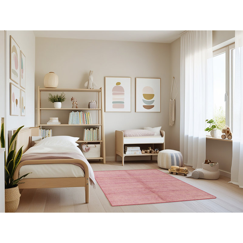 Tapis multicolore à motif abstrait Delaris, Rectangle 3 pi x 5 pi