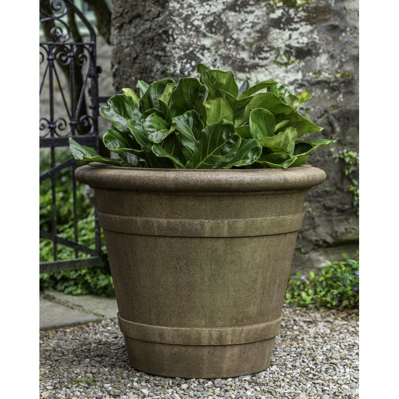 Certosa Handmade Planter, Brownstone