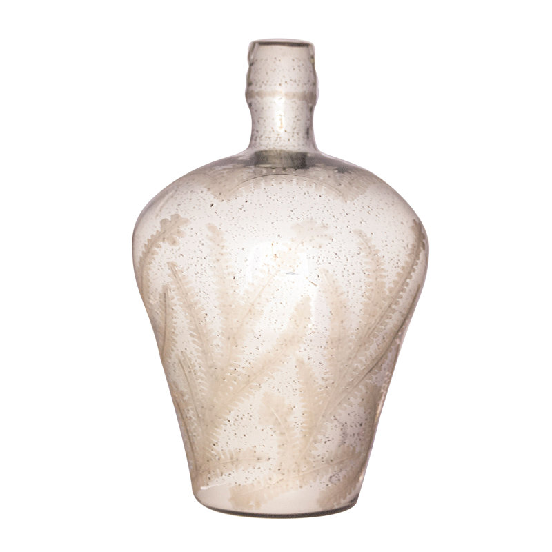Vase en verre gravé au mercure