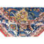 High-Quality Hand-Knotted Red And Navy Area Rug