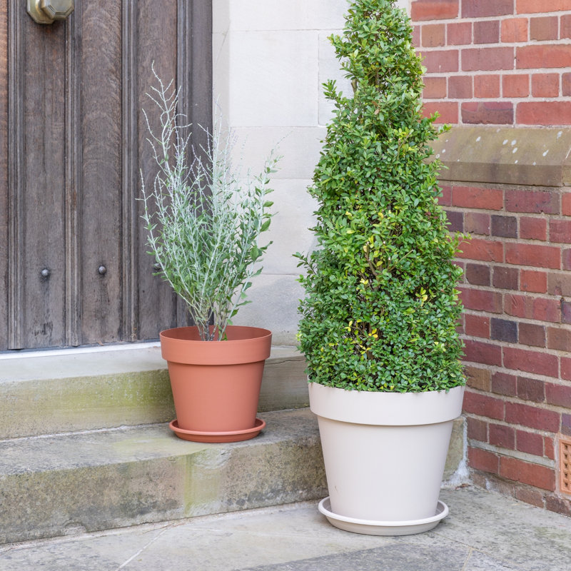 Pot Planter, 35.50cm H x 40cm W x 15.75cm D, Terracotta