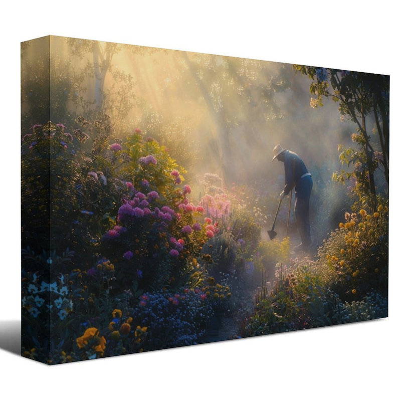 Art mural encadré 20 "x 30" avec cadre en bois, prêt à être accroché, 20 po x 30 po