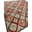 1880s Multicolor Floral Classical Antique European Needelpoint Wool Square Rug 11'0" x 12'0" Area Rug