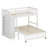 Versatile Bunk Bed with Integrated Drawers, Movable Shelves, and Wheeled Lower Frame-1180102166
