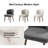 19" H Upholstered Dining Chairs with Solid Wood Legs-936040982-936040981