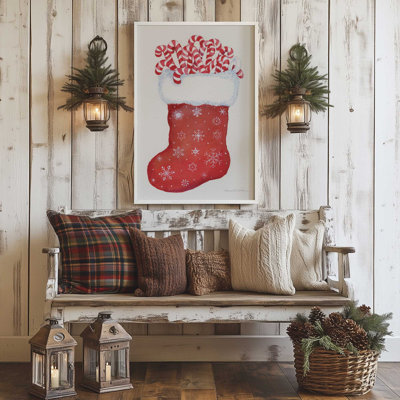 Winter's Candy Keeper Print in a Frame