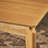 Mid-century Dining Table, Natural Oak Appearance, Rubberwood & Faux Wood Construction, 4-6 Person Capacity Study Inspired, Legs, Surface, 4 To 6 Students