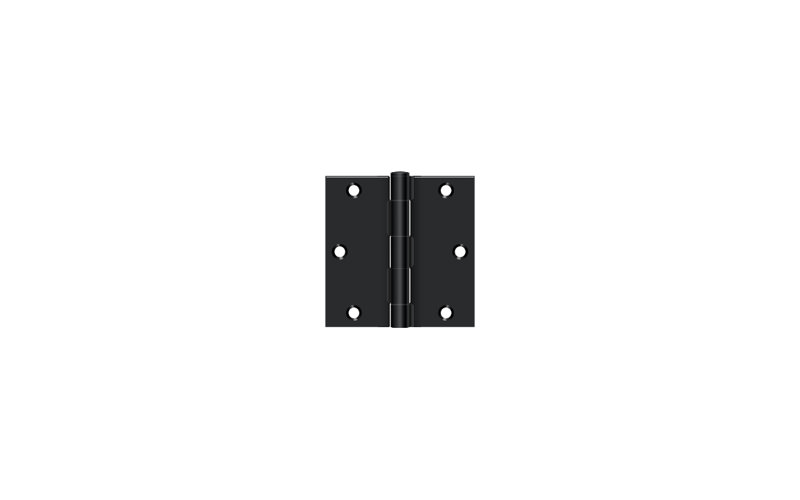 Steel Hinge, Paint Black