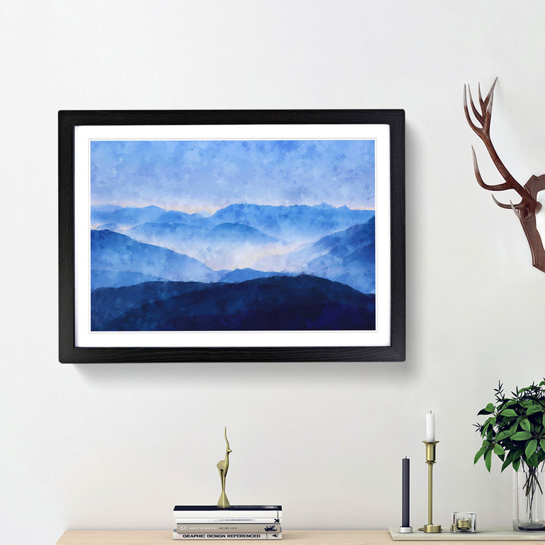Mountain Sky - Single Picture Frame Painting on MDF