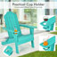 Chaise Adirondack pliante en plastique Delane-84369855