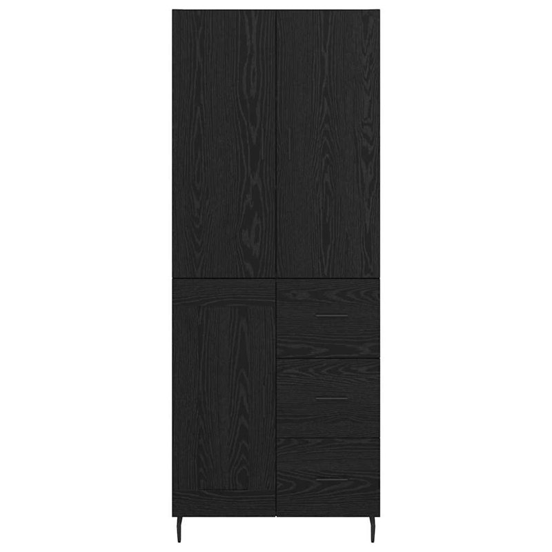 69.5cm Sideboard, Black Oak