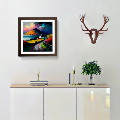 Ireland Palette Knife - Framed Print