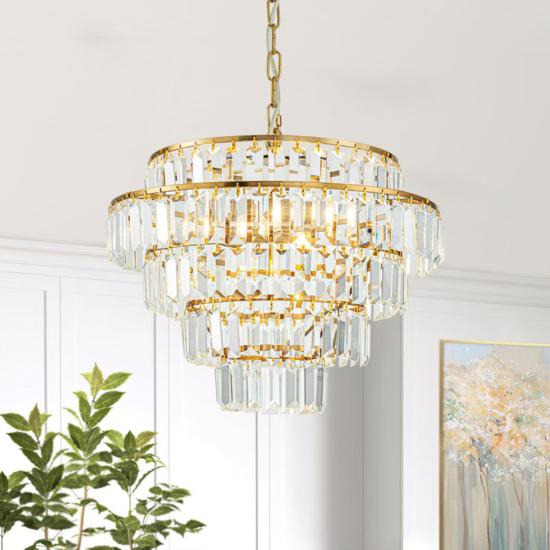 Lustre en cristal 3 lumières Aschim