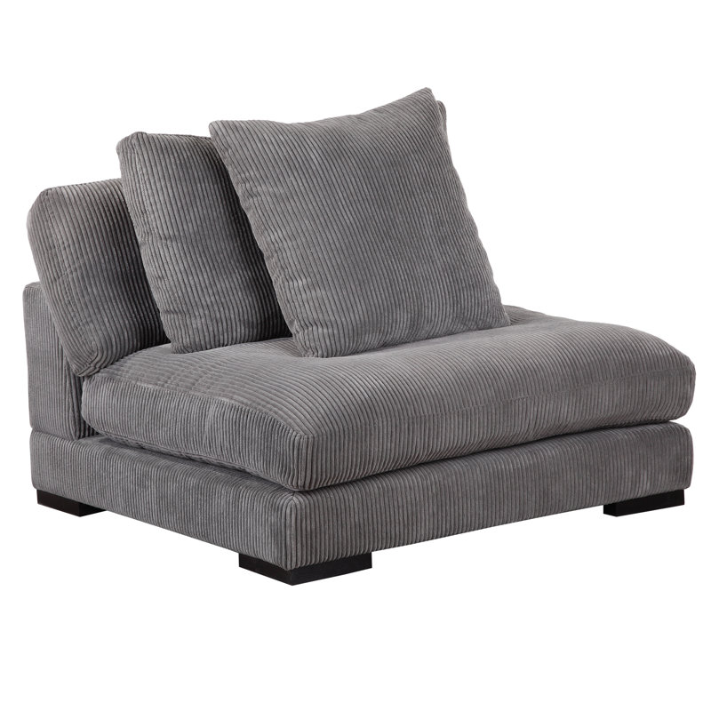Saegan Slipper Chair, Gray