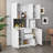 74" Kitchen Pantry with Microwave Shelf-398679170