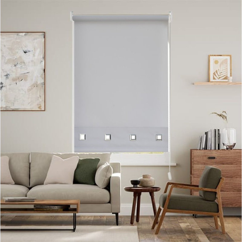 SQ Daylight Roller Blind, 210 cm L x 180 cm W, Silver