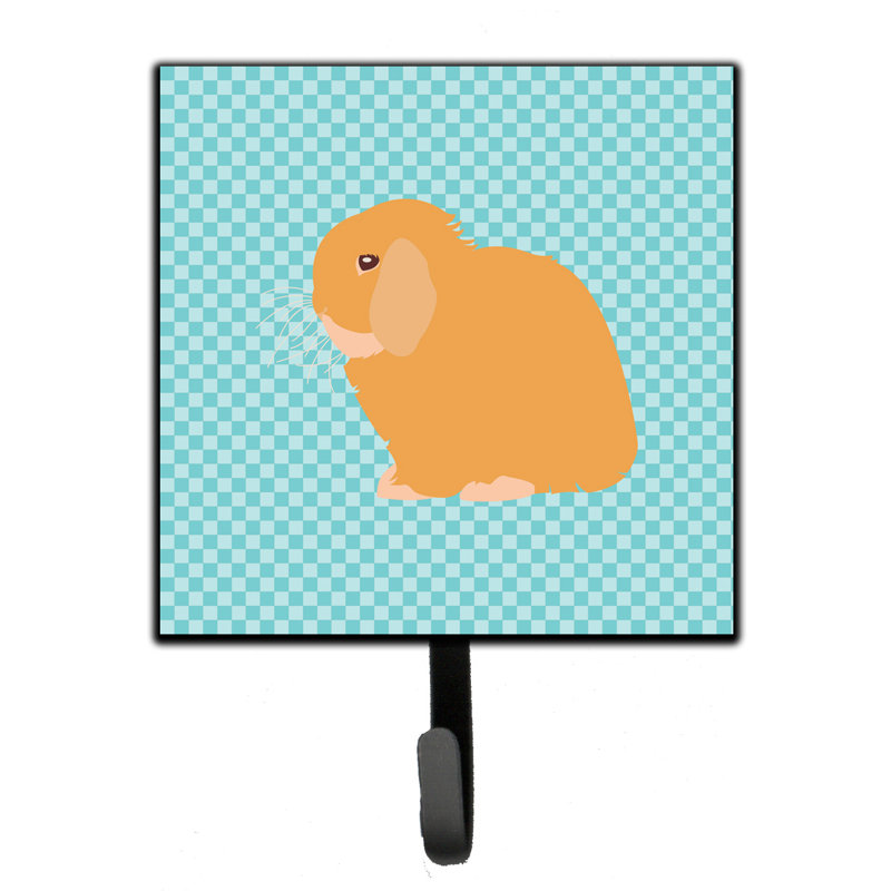 Organisateur de clés murales lapin holl et lop avec crochets clés Turkol, Bleu