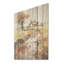 Neo impressionniste, campagne nostalgique I - campagne, art mural sur bois de pin naturel-532106744