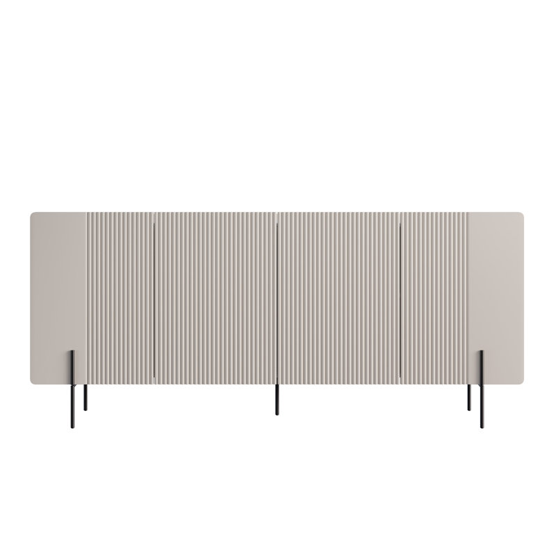 Oteri 200cm Sideboard, Cashmere/Black