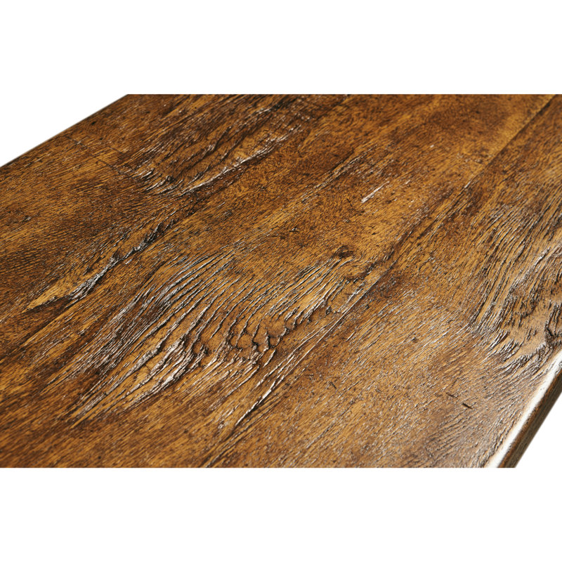 Casually Country 64'' W Solid Wood Console Table, Walnut