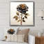 «Vintage Rosegold Elegance I», art mural rose-766000542-766000534